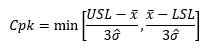 cpk formula