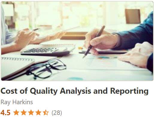 cost of quality analysis course