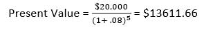 present value 2