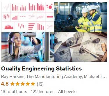 Quality Engineering Statistics course
